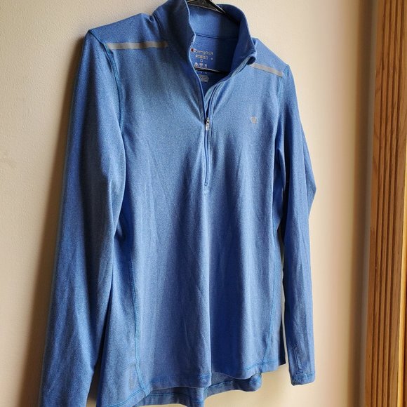 Champion GEAR Blue Half-Zip Pull-Over Size Medium - Picture 3 of 15